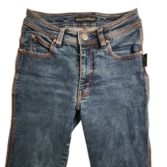 Vintage Sergio Valente Blue Denim Jeans Women's Size 26 - Picture 1 of 14